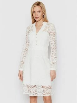 Morgan Γυναίκες Κοκτέιλ Φορέματα Φόρεμα κοκτέιλ 221-ROMANE Λευκό Regular Fit