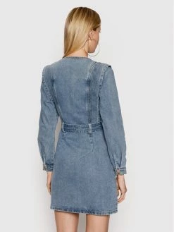 Morgan Γυναίκες Τζιν Φορέματα Φόρεμα τζιν 221-RFLAP Μπλε Regular Fit -Εξοδος Morgan Κατάστημα unnamed file 1931