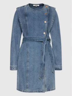 Morgan Γυναίκες Τζιν Φορέματα Φόρεμα τζιν 221-RFLAP Μπλε Regular Fit -Εξοδος Morgan Κατάστημα unnamed file 1933