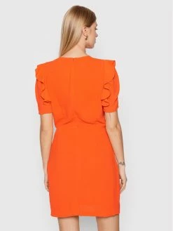 Morgan Γυναίκες Καθημερινά Φορέματα Φόρεμα καθημερινό 221-RGAIA.F Πορτοκαλί Regular Fit -Εξοδος Morgan Κατάστημα unnamed file 1936