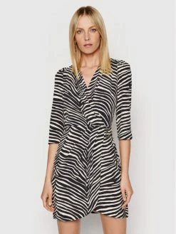 Morgan Γυναίκες Καθημερινά Φορέματα Φόρεμα καθημερινό 221-REZEBI.F Μαύρο Regular Fit