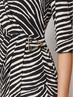 Morgan Γυναίκες Καθημερινά Φορέματα Φόρεμα καθημερινό 221-REZEBI.F Μαύρο Regular Fit -Εξοδος Morgan Κατάστημα unnamed file 1947