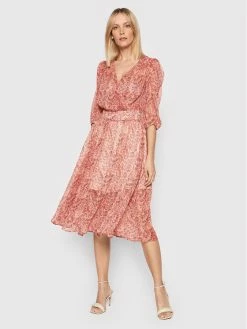 Morgan Γυναίκες Καθημερινά Φορέματα Φόρεμα καθημερινό 221-REYAL.F Κόκκινο Regular Fit