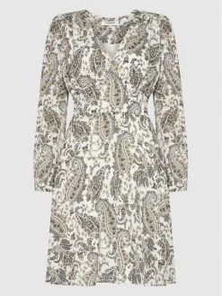 Morgan Γυναίκες Καθημερινά Φορέματα Φόρεμα καθημερινό 221-RADIAL Μπεζ Regular Fit -Εξοδος Morgan Κατάστημα unnamed file 1973