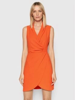 Morgan Γυναίκες Κοκτέιλ Φορέματα Φόρεμα κοκτέιλ 212-RENALA.F Πορτοκαλί Regular Fit