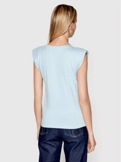 Morgan Γυναίκες Μπλουζάκια Μπλουζάκι 221-DARME Μπλε Regular Fit -Εξοδος Morgan Κατάστημα unnamed file 1986