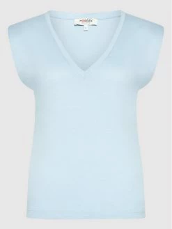 Morgan Γυναίκες Μπλουζάκια Μπλουζάκι 221-DARME Μπλε Regular Fit -Εξοδος Morgan Κατάστημα unnamed file 1988