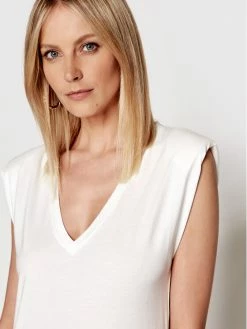 Morgan Γυναίκες Μπλουζάκια Μπλουζάκι 221-DARME Λευκό Regular Fit -Εξοδος Morgan Κατάστημα unnamed file 2002