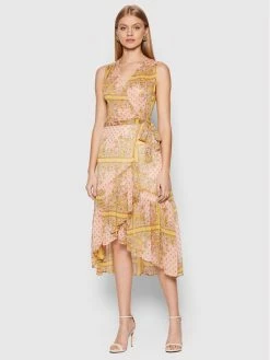 Morgan Γυναίκες Καθημερινά Φορέματα Φόρεμα καθημερινό 221-REVANA.F Κίτρινο Regular Fit