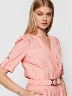 Morgan Γυναίκες Ολόσωμες Φόρμες Ολόσωμη φόρμα 212-PALM Ροζ Regular Fit -Εξοδος Morgan Κατάστημα unnamed file 2042