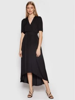 Morgan Γυναίκες Καθημερινά Φορέματα Φόρεμα καθημερινό 221-RSIBILA Μαύρο Regular Fit