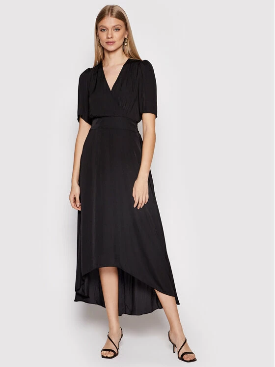 Morgan Γυναίκες Καθημερινά Φορέματα Φόρεμα καθημερινό 221-RSIBILA Μαύρο Regular Fit 3 Morgan Γυναίκες Καθημερινά Φορέματα Φόρεμα καθημερινό 221-RSIBILA Μαύρο Regular Fit