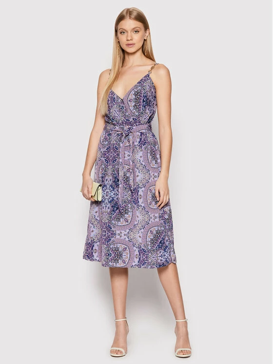 Morgan Γυναίκες Καθημερινά Φορέματα Φόρεμα καθημερινό 221-RADIAZ.F Μωβ Regular Fit 4 Morgan Γυναίκες Καθημερινά Φορέματα Φόρεμα καθημερινό 221-RADIAZ.F Μωβ Regular Fit - Image 2