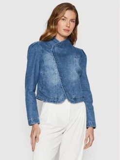 Morgan Γυναίκες Τζιν Μπουφάν Τζιν μπουφάν 221-VPAMEL Μπλε Regular Fit