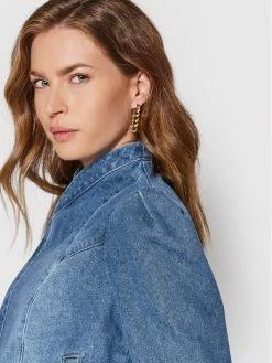 Morgan Γυναίκες Τζιν Μπουφάν Τζιν μπουφάν 221-VPAMEL Μπλε Regular Fit -Εξοδος Morgan Κατάστημα unnamed file 2113