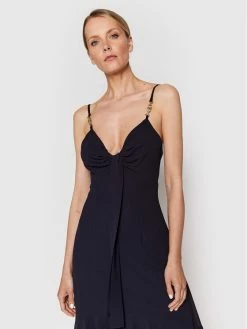 Morgan Γυναίκες Κοκτέιλ Φορέματα Φόρεμα κοκτέιλ 221-RELAX Σκούρο μπλε Regular Fit -Εξοδος Morgan Κατάστημα unnamed file 2118