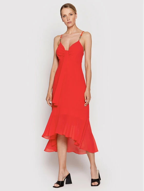 Morgan Γυναίκες Κοκτέιλ Φορέματα Φόρεμα κοκτέιλ 221-RELAX Κόκκινο Regular Fit 4 Morgan Γυναίκες Κοκτέιλ Φορέματα Φόρεμα κοκτέιλ 221-RELAX Κόκκινο Regular Fit - Image 2