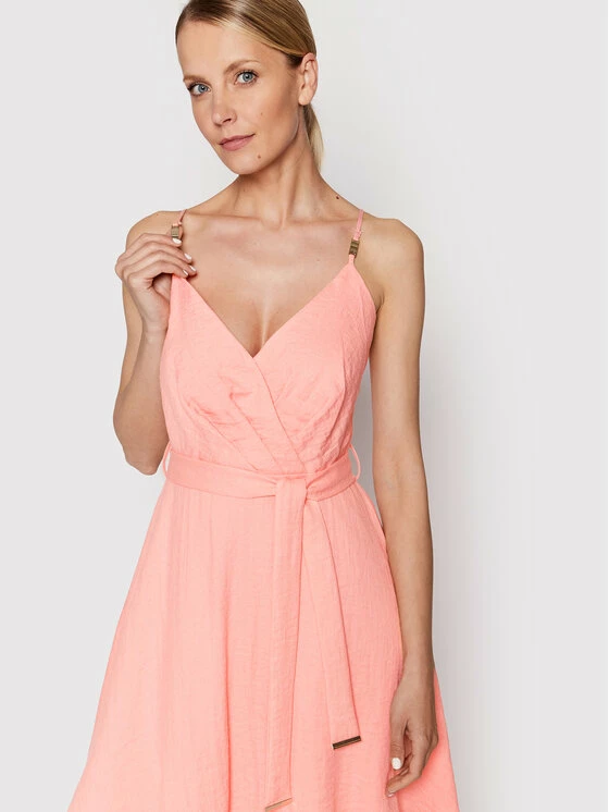 Morgan Γυναίκες Καθημερινά Φορέματα Φόρεμα καλοκαιρινό 221-REGGAE Ροζ Regular Fit 6 Morgan Γυναίκες Καθημερινά Φορέματα Φόρεμα καλοκαιρινό 221-REGGAE Ροζ Regular Fit - Image 4