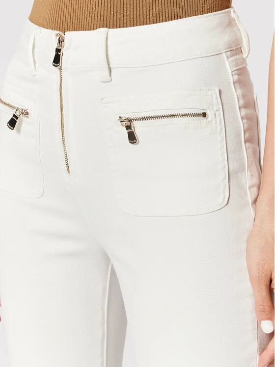 Morgan Γυναίκες Τζιν 221-PHILIA Λευκό Bootcut Fit 6 Morgan Γυναίκες Τζιν 221-PHILIA Λευκό Bootcut Fit - Image 4