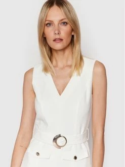 Morgan Γυναίκες Κοκτέιλ Φορέματα Φόρεμα κοκτέιλ 221-ROSALIA Λευκό Regular Fit -Εξοδος Morgan Κατάστημα unnamed file 2138