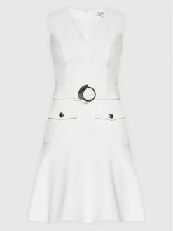 Morgan Γυναίκες Κοκτέιλ Φορέματα Φόρεμα κοκτέιλ 221-ROSALIA Λευκό Regular Fit -Εξοδος Morgan Κατάστημα unnamed file 2139