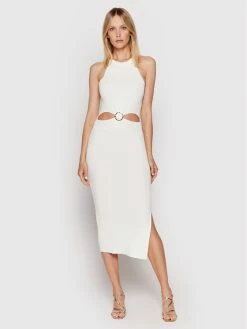 Morgan Γυναίκες Κοκτέιλ Φορέματα Φόρεμα κοκτέιλ 221-RMIL Λευκό Slim Fit