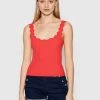 Morgan Γυναίκες Tops Τοπ 221-MSIRENE Κόκκινο Slim Fit -Εξοδος Morgan Κατάστημα unnamed file 2170