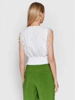 Morgan Γυναίκες Μπλουζάκια Μπλουζάκι 221-OVIDA Λευκό Regular Fit -Εξοδος Morgan Κατάστημα unnamed file 2177