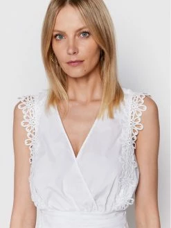 Morgan Γυναίκες Μπλουζάκια Μπλουζάκι 221-OVIDA Λευκό Regular Fit -Εξοδος Morgan Κατάστημα unnamed file 2178