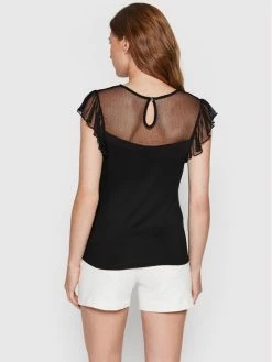 Morgan Γυναίκες Μπλουζάκια Μπλουζάκι 221-DBLACK Μαύρο Regular Fit -Εξοδος Morgan Κατάστημα unnamed file 2188