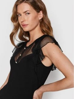 Morgan Γυναίκες Μπλουζάκια Μπλουζάκι 221-DBLACK Μαύρο Regular Fit -Εξοδος Morgan Κατάστημα unnamed file 2189