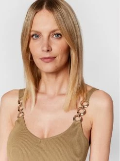 Morgan Γυναίκες Tops Τοπ 221-MJOY Καφέ Regular Fit -Εξοδος Morgan Κατάστημα unnamed file 2194