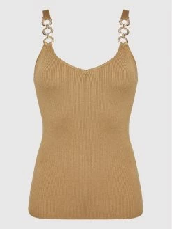 Morgan Γυναίκες Tops Τοπ 221-MJOY Καφέ Regular Fit -Εξοδος Morgan Κατάστημα unnamed file 2195