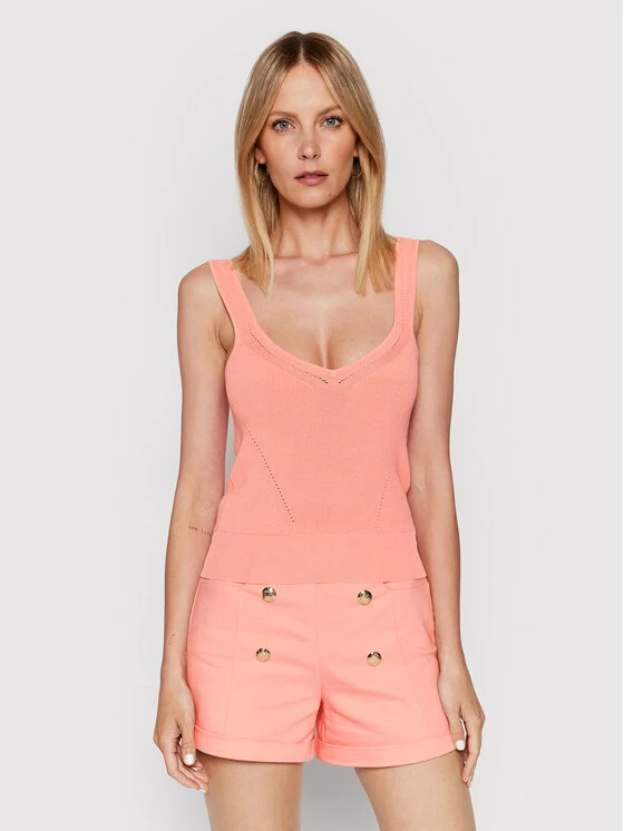 Morgan Γυναίκες Tops Τοπ 221-MGOLA Ροζ Slim Fit 3 Morgan Γυναίκες Tops Τοπ 221-MGOLA Ροζ Slim Fit