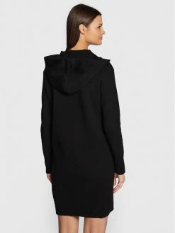 Morgan Γυναίκες Πλεκτά Φορέματα Φόρεμα υφασμάτινο 222-RMOGI Μαύρο Regular Fit -Εξοδος Morgan Κατάστημα unnamed file 22