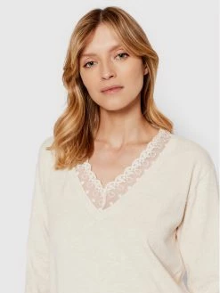 Morgan Γυναίκες Πουλόβερ 211-MONICA Μπεζ Regular Fit -Εξοδος Morgan Κατάστημα unnamed file 2204