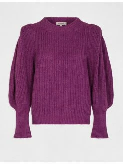 Morgan Γυναίκες Πουλόβερ 212-MACUMBA Μωβ Regular Fit -Εξοδος Morgan Κατάστημα unnamed file 2232