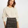 Morgan Γυναίκες Πουλόβερ 212-MPISTE Μπεζ Regular Fit -Εξοδος Morgan Κατάστημα unnamed file 2233