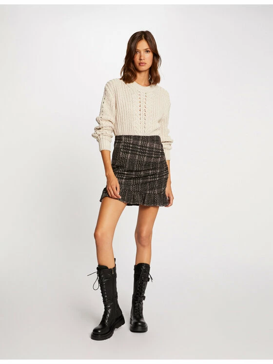 Morgan Γυναίκες Πουλόβερ 212-MPISTE Μπεζ Regular Fit 4 Morgan Γυναίκες Πουλόβερ 212-MPISTE Μπεζ Regular Fit - Image 2