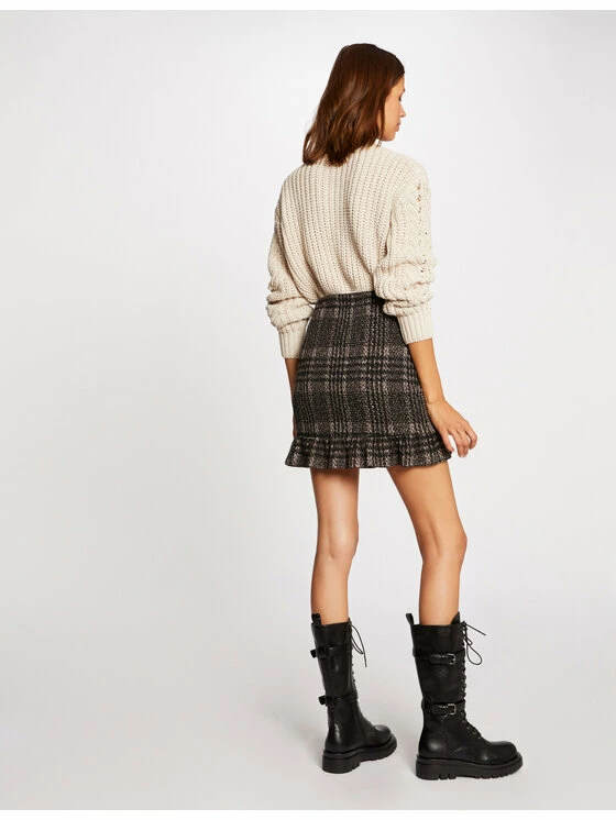 Morgan Γυναίκες Πουλόβερ 212-MPISTE Μπεζ Regular Fit 5 Morgan Γυναίκες Πουλόβερ 212-MPISTE Μπεζ Regular Fit - Image 3