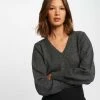 Morgan Γυναίκες Πουλόβερ 212-MUSLI Γκρι Relaxed Fit -Εξοδος Morgan Κατάστημα unnamed file 2251