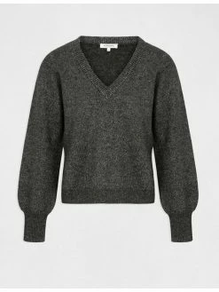 Morgan Γυναίκες Πουλόβερ 212-MUSLI Γκρι Relaxed Fit -Εξοδος Morgan Κατάστημα unnamed file 2256