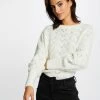 Morgan Γυναίκες Πουλόβερ 212-MRIRI Λευκό Regular Fit 1 Morgan Γυναίκες Πουλόβερ 212-MRIRI Λευκό Regular Fit -Εξοδος Morgan Κατάστημα unnamed file 2272