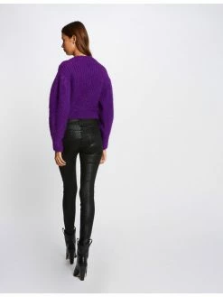 Morgan Γυναίκες Πουλόβερ 212-MJANZEN Μωβ Regular Fit -Εξοδος Morgan Κατάστημα unnamed file 2296