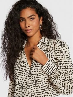 Morgan Γυναίκες Casual Πουκάμισα Πουκάμισο 222-CDOTA.F Μπεζ Regular Fit -Εξοδος Morgan Κατάστημα unnamed file 230