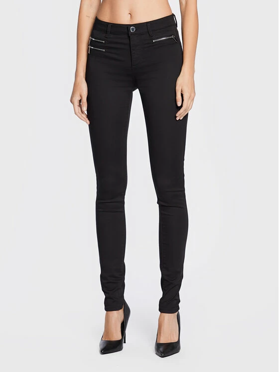 Morgan Γυναίκες Υφασμάτινα Παντελόνια Παντελόνι υφασμάτινο 222-PALMIER Μαύρο Slim Fit 3 Morgan Γυναίκες Υφασμάτινα Παντελόνια Παντελόνι υφασμάτινο 222-PALMIER Μαύρο Slim Fit