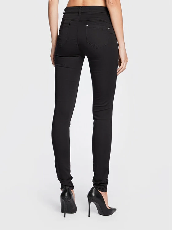 Morgan Γυναίκες Υφασμάτινα Παντελόνια Παντελόνι υφασμάτινο 222-PALMIER Μαύρο Slim Fit 5 Morgan Γυναίκες Υφασμάτινα Παντελόνια Παντελόνι υφασμάτινο 222-PALMIER Μαύρο Slim Fit - Image 3