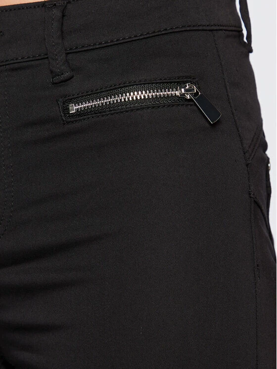 Morgan Γυναίκες Υφασμάτινα Παντελόνια Παντελόνι υφασμάτινο 222-PALMIER Μαύρο Slim Fit 6 Morgan Γυναίκες Υφασμάτινα Παντελόνια Παντελόνι υφασμάτινο 222-PALMIER Μαύρο Slim Fit - Image 4