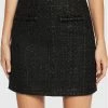 Morgan Γυναίκες Φούστα Mini 22-JAIGNA Μαύρο Regular Fit