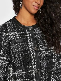 Morgan Γυναίκες Σακάκια & Μπλέιζερ Μπλέιζερ 222-VILLY Μαύρο Regular Fit -Εξοδος Morgan Κατάστημα unnamed file 249